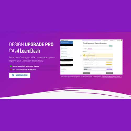 Design Upgrade Pro para LearnDash