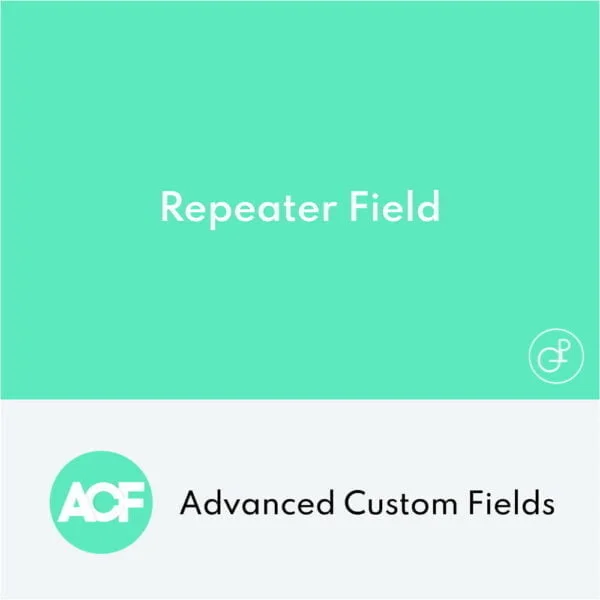 Advanced Custom Fields Repeater Field Addon