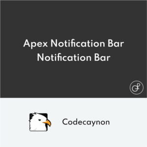 Apex Notification Bar Notification Bar Plugin For WordPress