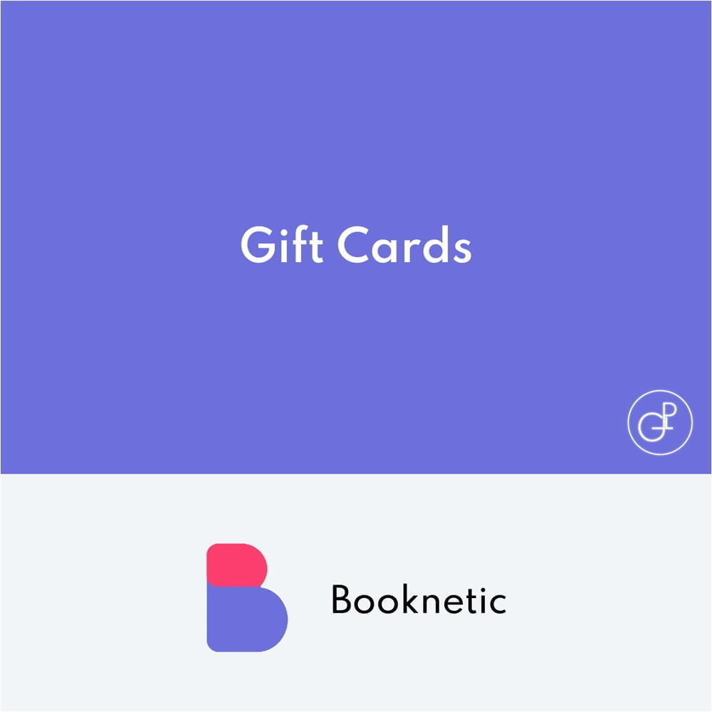 Giftcards para Booknetic