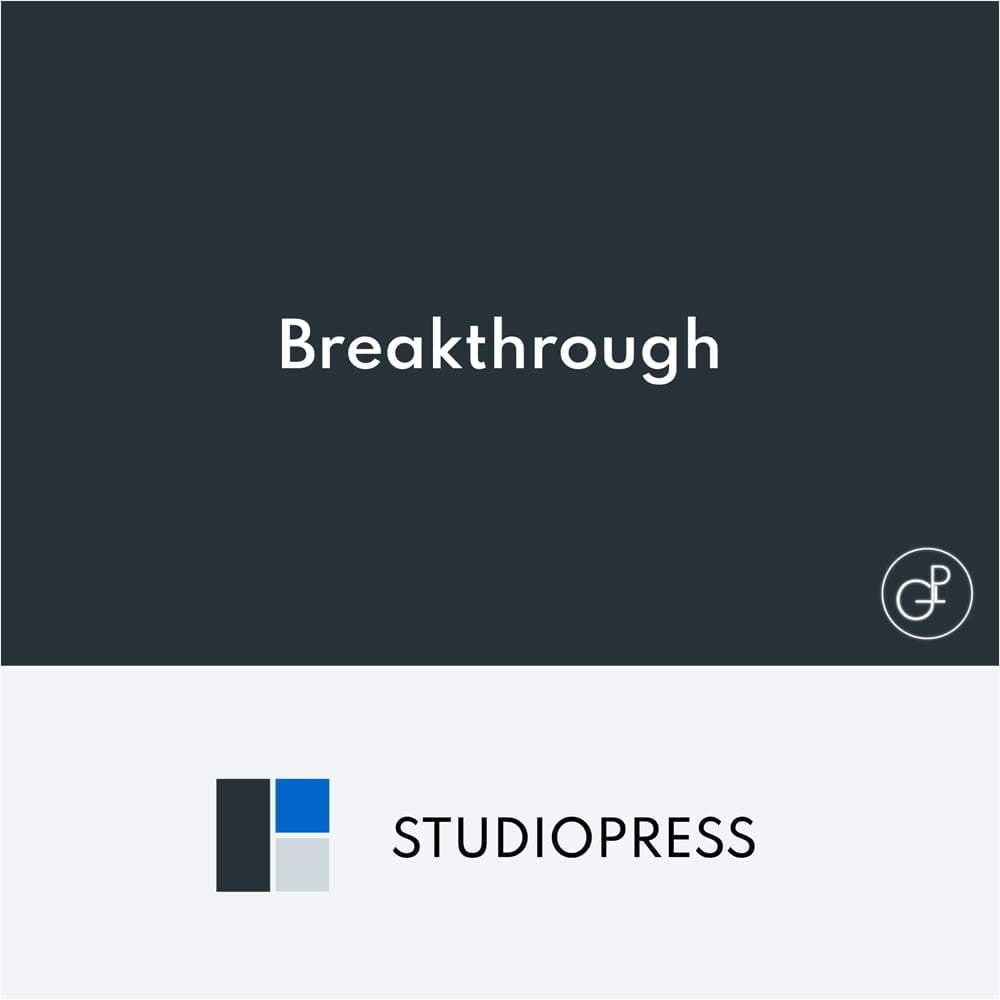 StudioPress Breakthrough Pro Genesis WordPress Theme
