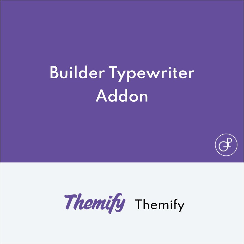 Themify Builder Typewriter Addon