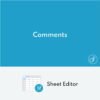 WP Sheet Editor Comments Pro