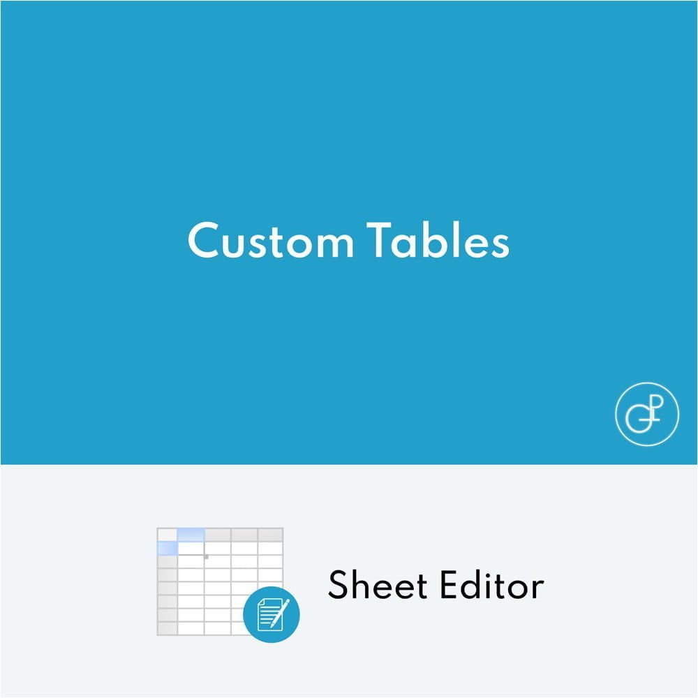 WP Sheet Editor Custom Tables Pro