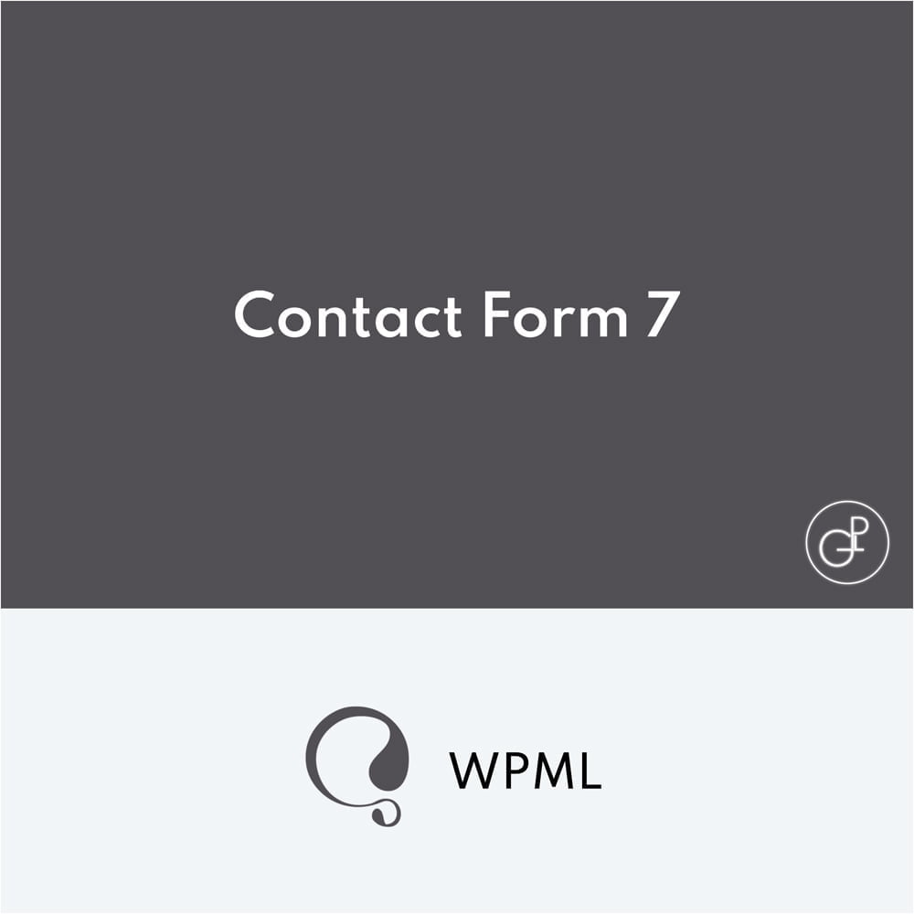 WPML WordPress Multilingual Contact Form 7 Addon
