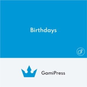 GamiPress Birthdays