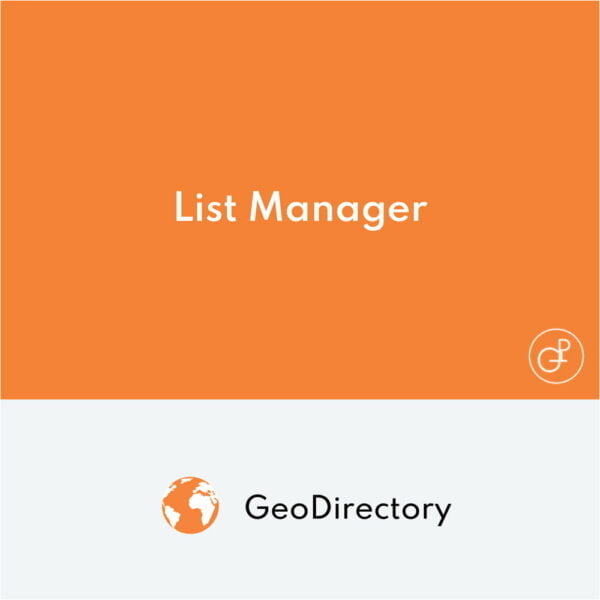 GeoDirectory List Manager