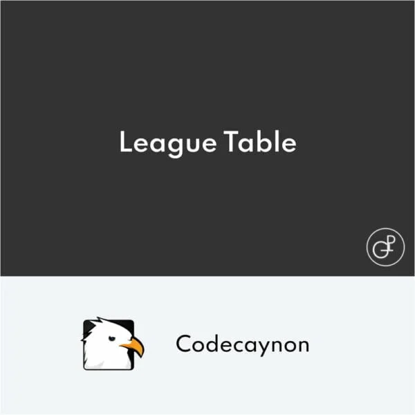 League Table WordPress Plugin League Table WordPress Plugin
