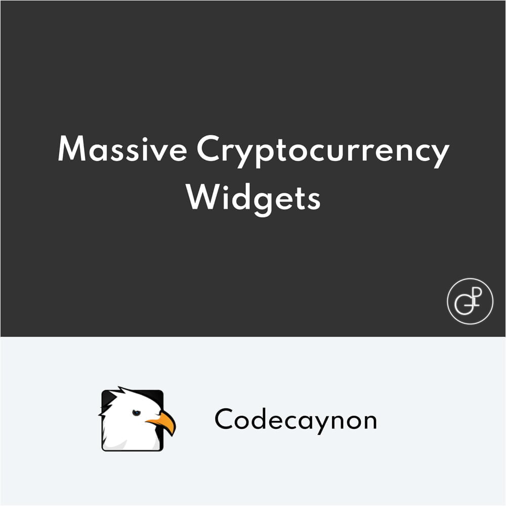 Massive Cryptocurrency Widgets