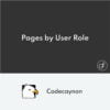 Pages por User Role para WordPress