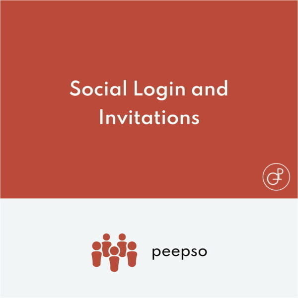 PeepSo Social Login y Invitations