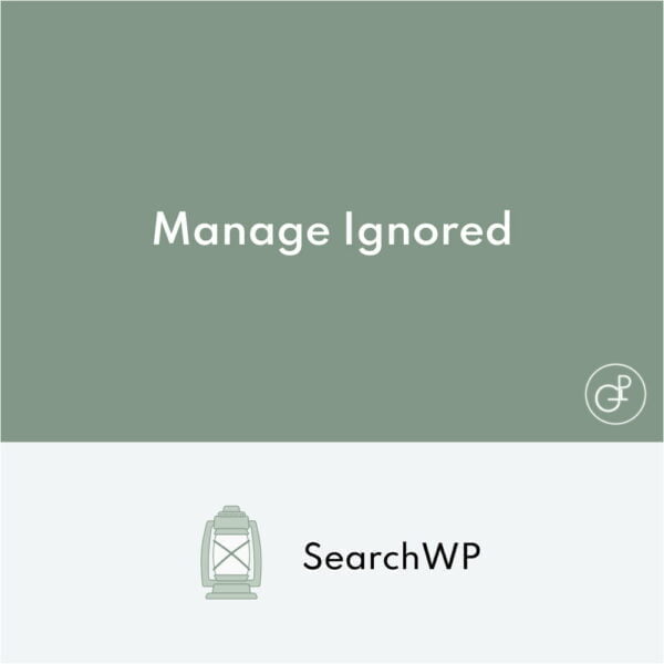 SearchWP Manage Ignored