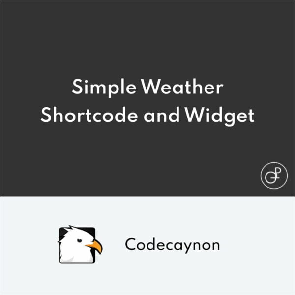 Simple Weather WordPress Shortcode y Widget