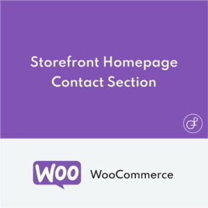 Storefront Homepage Contact Section