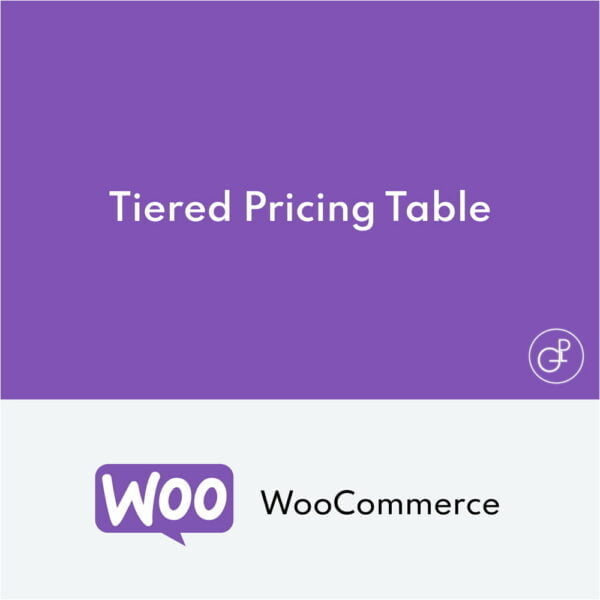Tiered Pricing Table para WooCommerce