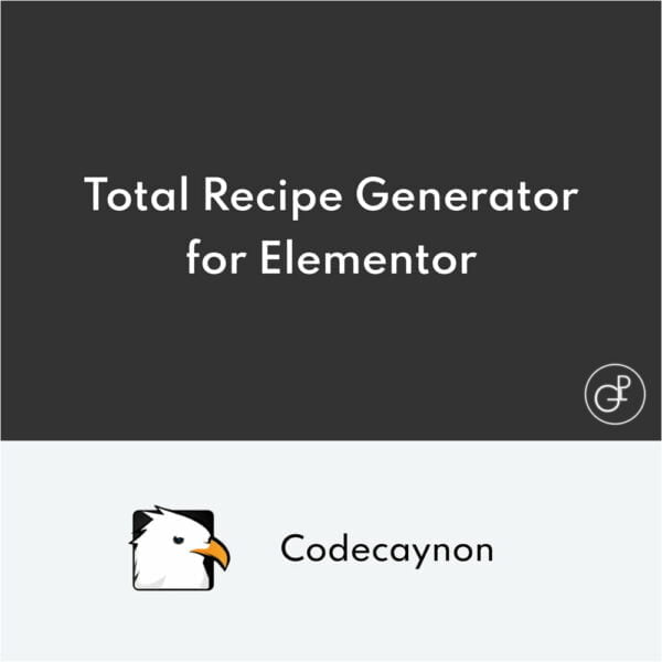 Total Recipe Generator WordPress Recipe Maker with Schema y Nutrition Facts (Elementor addon)