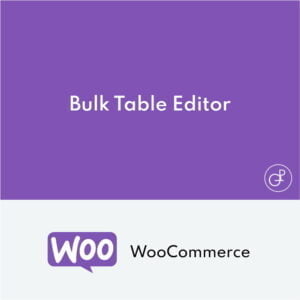 Bulk Table Editor para WooCommerce