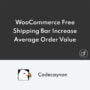 WooCommerce Free Shipping Bar