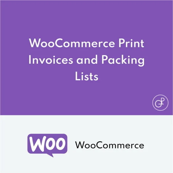 WooCommerce Print Invoices y Packing Lists WooCommerce Print Invoices y Packing Lists