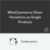 WooCommerce Show Variations as Single Products