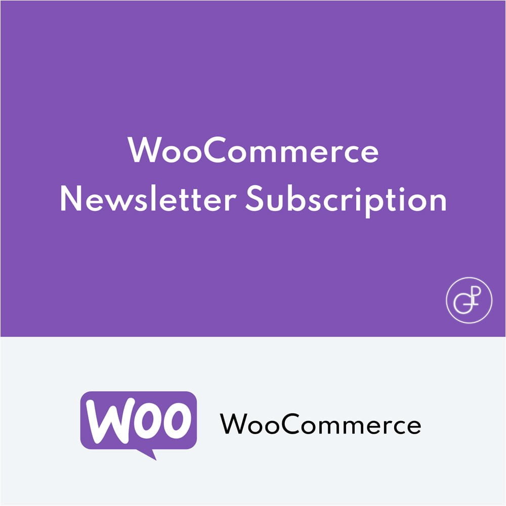 WooCommerce Newsletter Subscription