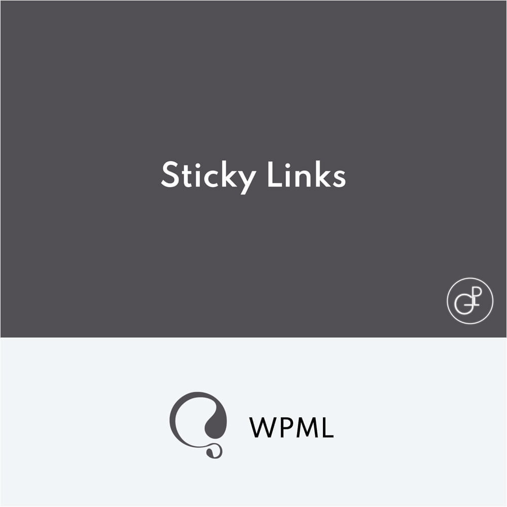 WPML WordPress Multilingual Sticky Links AddOn