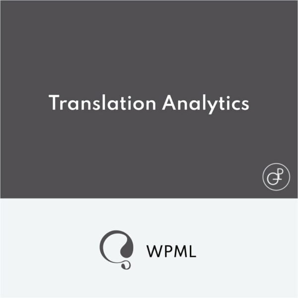 WPML WordPress Multilingual Translation Analytics AddOn