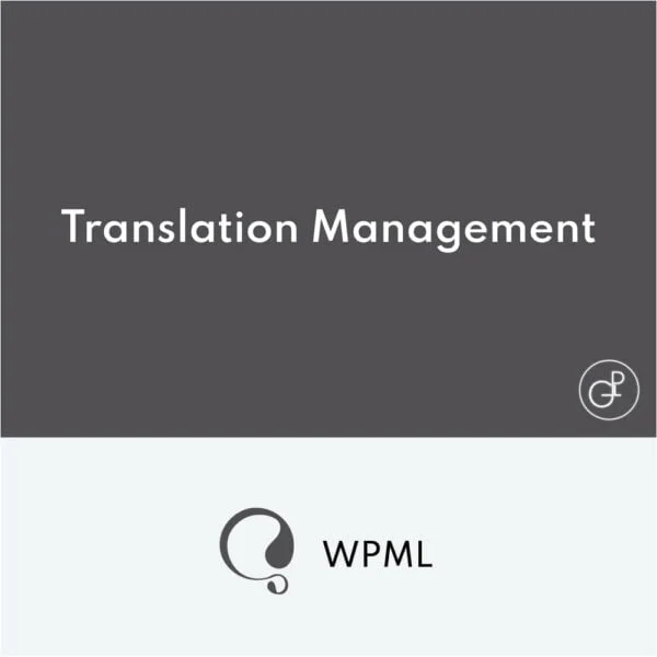 WPML WordPress Multilingual Translation Management Addon WPML WordPress Multilingual Translation Management Addon