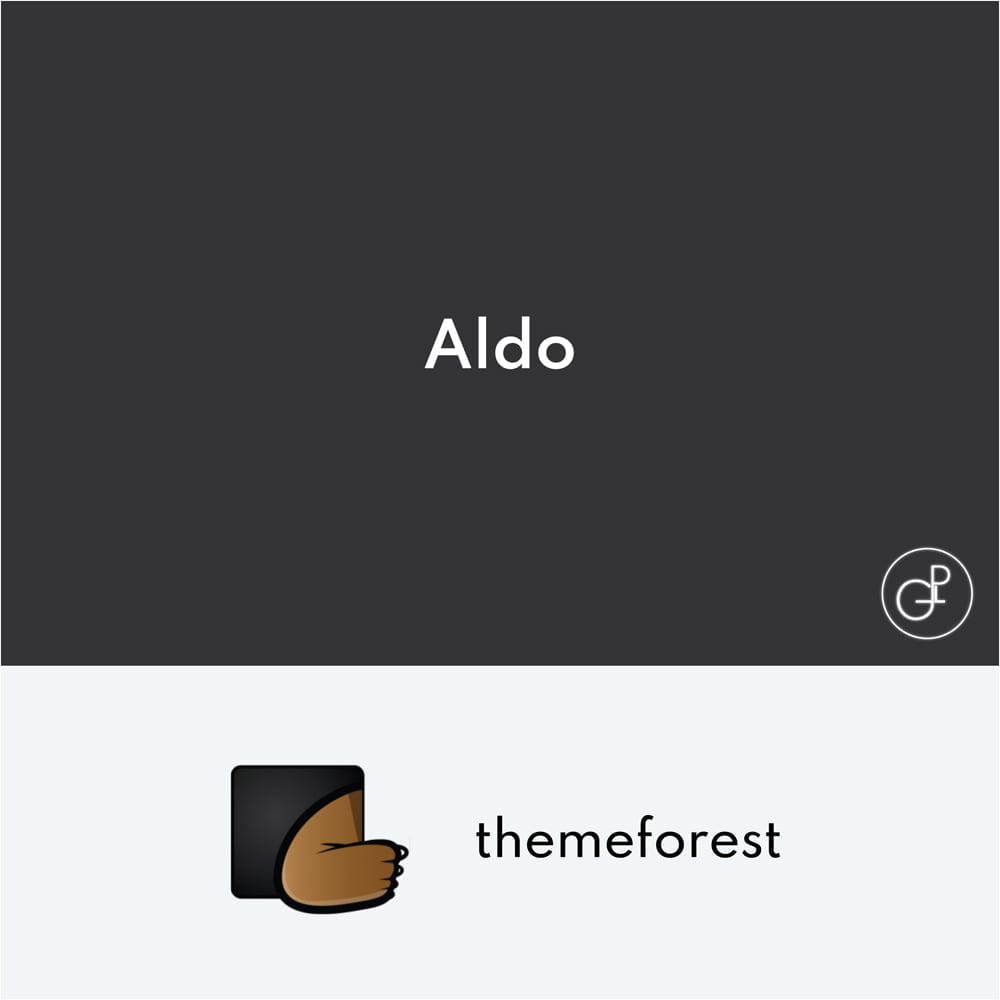 Aldo Black y White Gutenberg Blog WordPress Theme