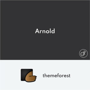 Arnold Minimal Portfolio WordPress Theme