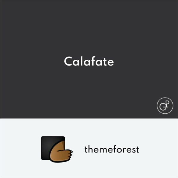 Calafate Portfolio y WooCommerce Creative WordPress Theme