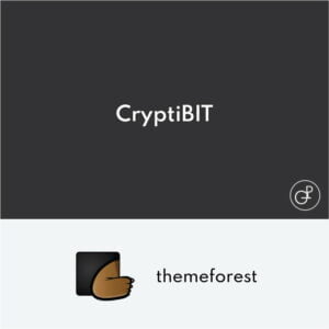 CryptiBIT Technology Cryptocurrency ICO/IEO Landing Page WordPress theme