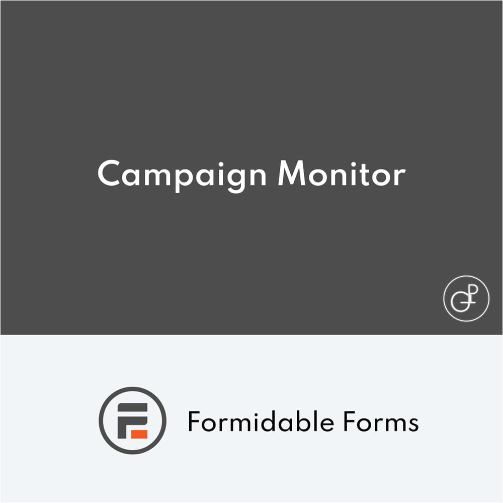 Formidable Forms Campaign Monitor