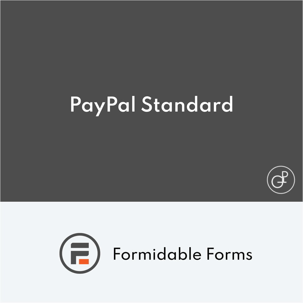 Formidable Forms PayPal Standard