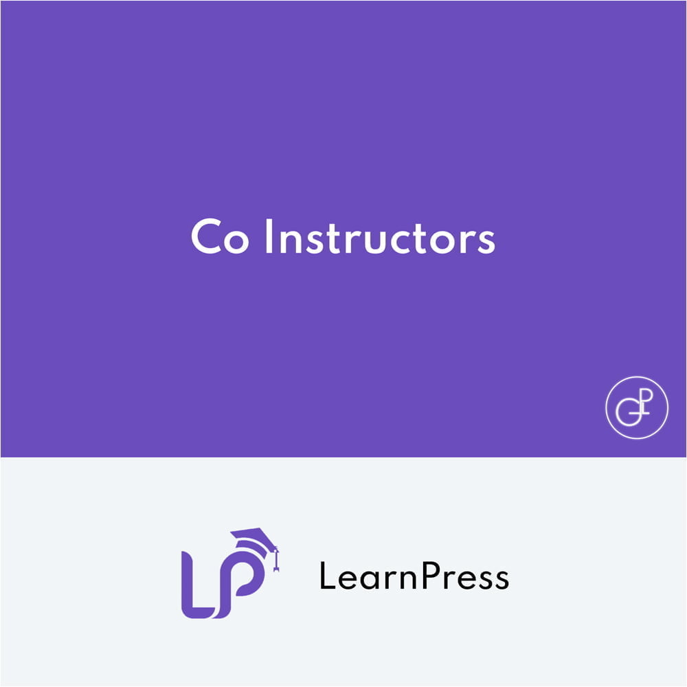 LearnPress Co Instructors