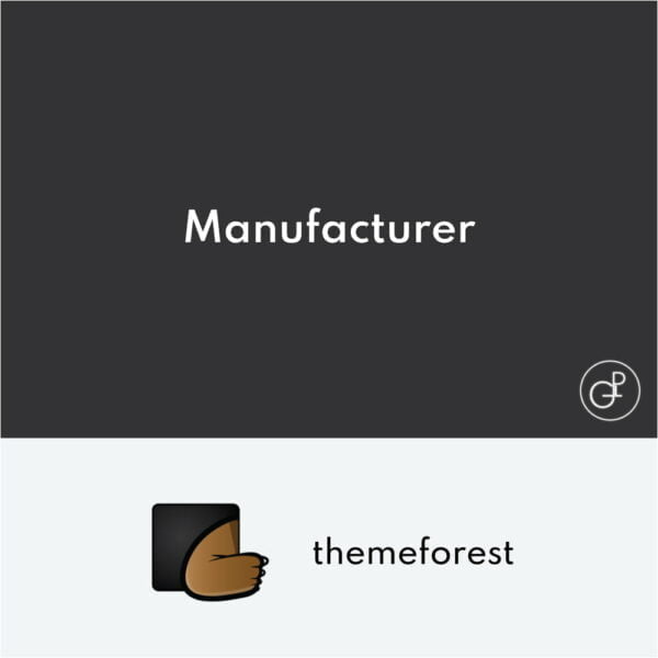 Manufacturer Factory y Industrial WordPress Theme