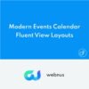 Modern Events Calendar Fluent View Layouts