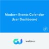Modern Events Calendar User Dashboard