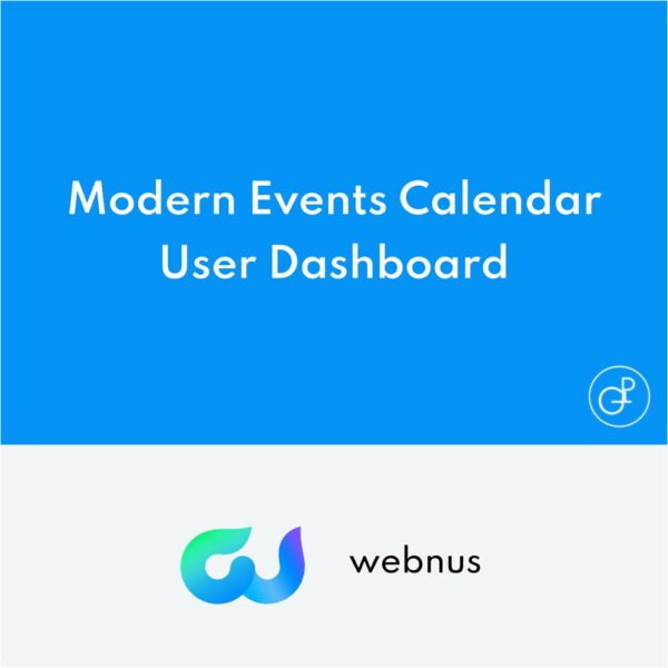 Modern Events Calendar User Dashboard