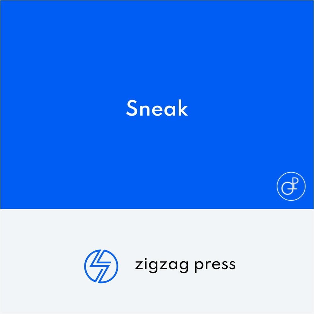 ZigZagPress Sneak