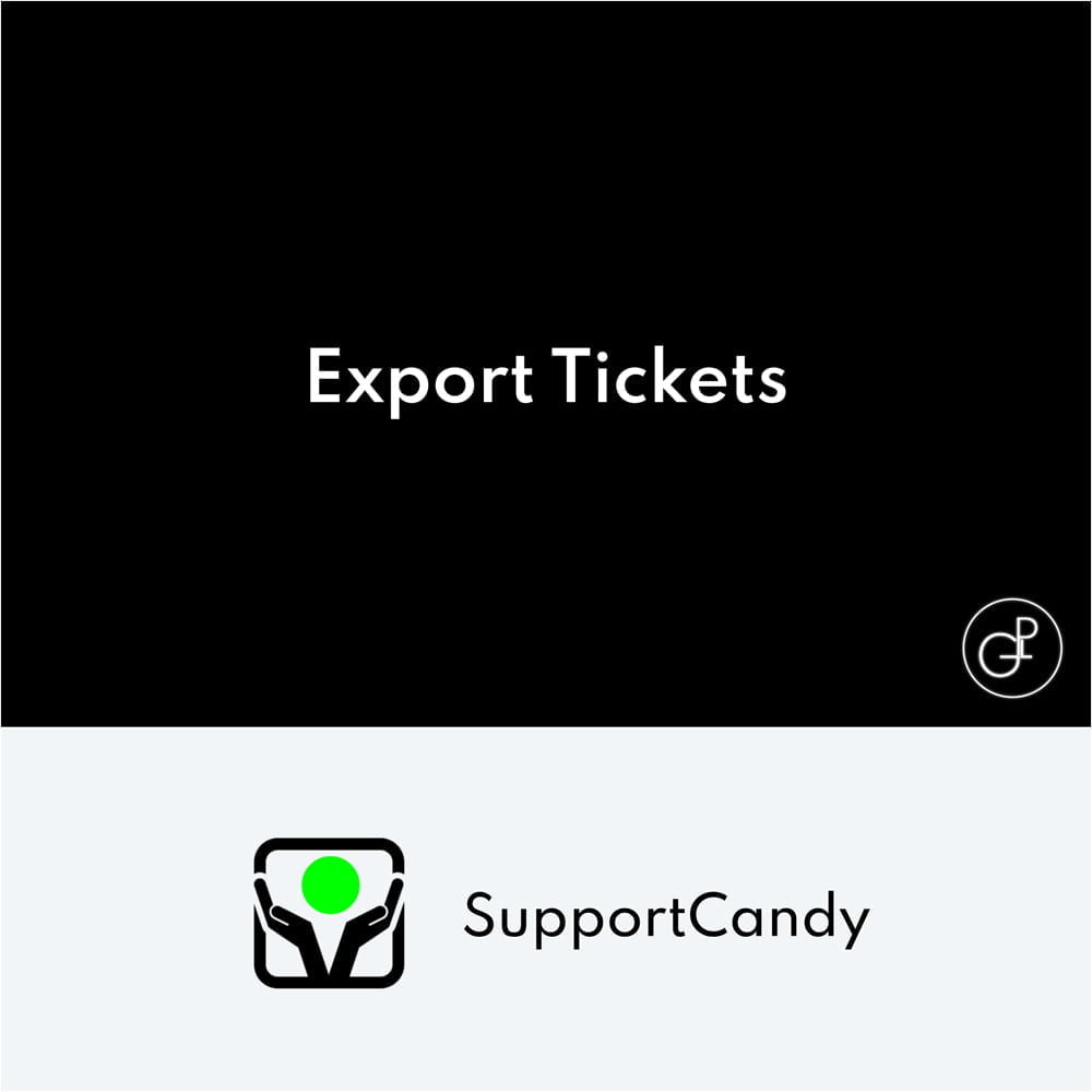 SupportCandy Export Ticket