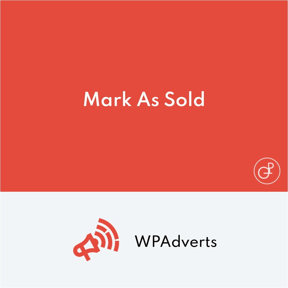 WP Adverts Mark As Sold
