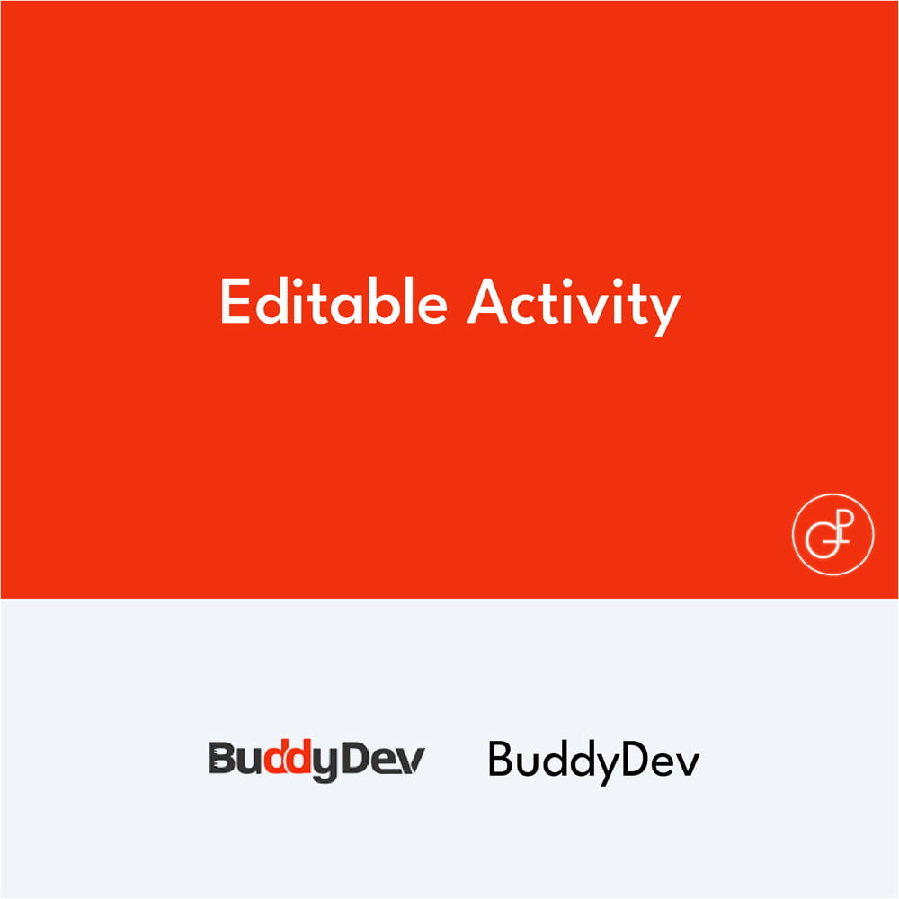 Editable Activity BuddyPress