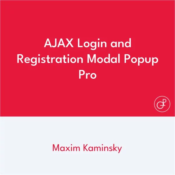 AJAX Login y Registration Modal Popup Pro AJAX Login y Registration Modal Popup Pro