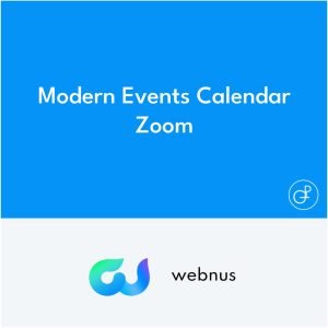 Modern Events Calendar Zoom