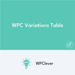 WPC Variations Table para WooCommerce