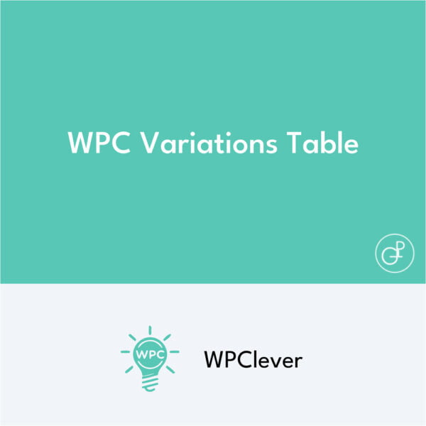 WPC Variations Table para WooCommerce