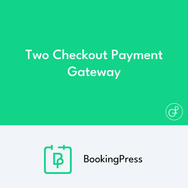 BookingPress Two Checkout Payment Gateway