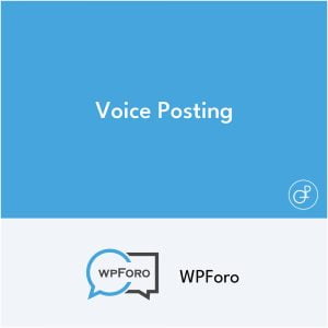 WPForo Voice Posting