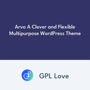 Arvo A Clever y Flexible Multipurpose WordPress Theme